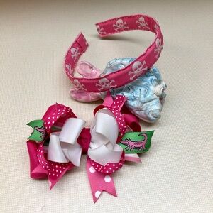 2/$10 Preppy pirate headband or gator hair bow